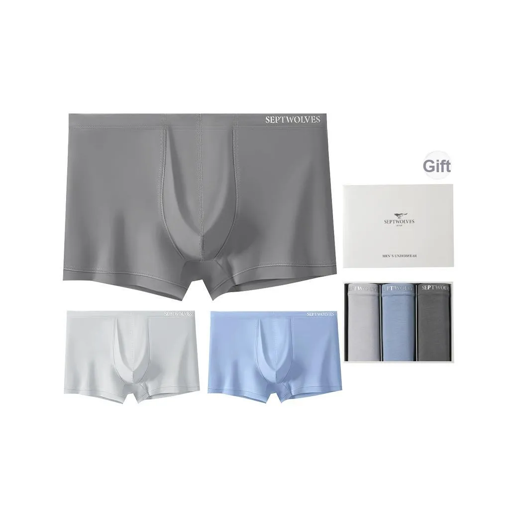 SEPTWOLVES Мужское нижнее белье подарочная коробка 3 штуки