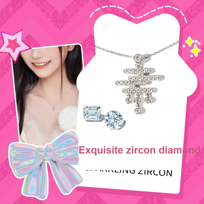 Barbie S925 Silver Necklaces Women's-4