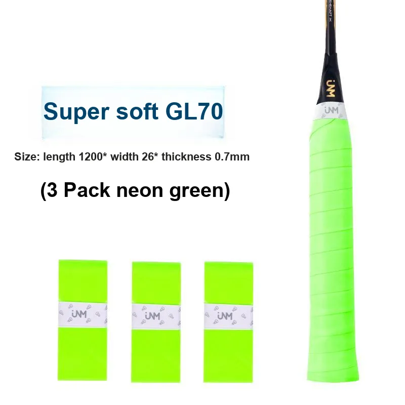 JNM Badminton Grip Tape Polyurethane All, Moisture Wicking Thin Viscosity-17