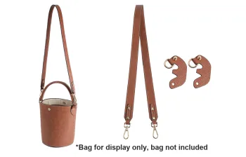 Luxury Care Artisan Workshop Cow Leather Bag Straps Women's Brown