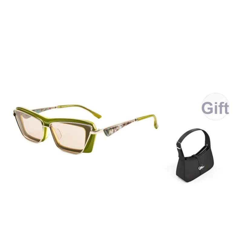 THE OWNER Plate Frame Square Sunglasses Unisex-6