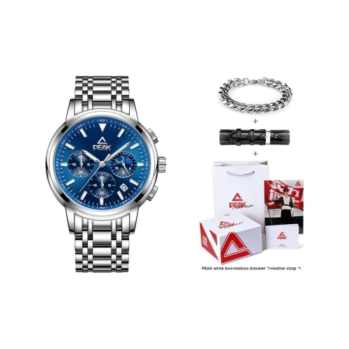 PEAK Cloud Thunder Collection Кварцевый механизм ремешок из нержавеющей стали мужские часы синий циферблат