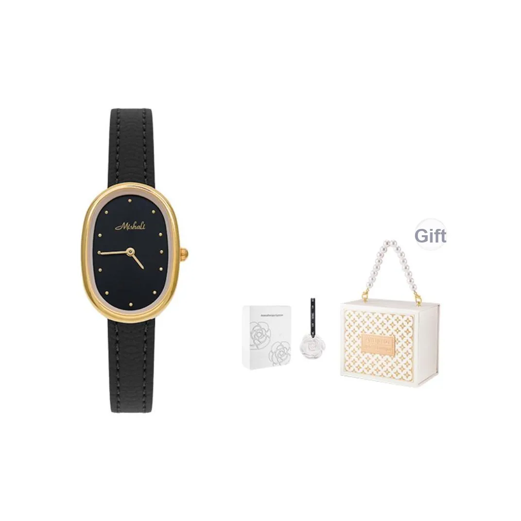 MISHALI Small Watch Dial Collection Кварцевый механизм Часы Женские Красный Циферблат