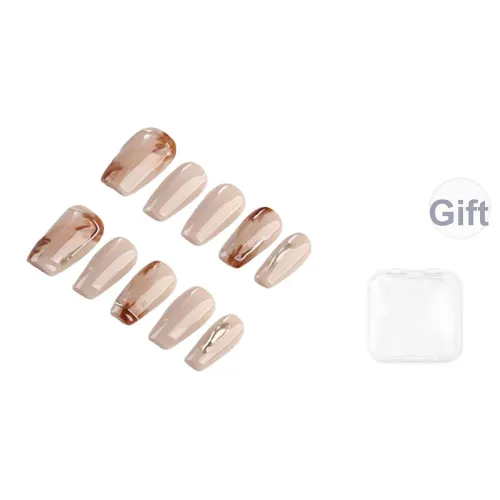 Song Biography Ручная работа Кленовый Осень и зима Осветляющий False Nail Короткий ЛАДДЕР 20 мм