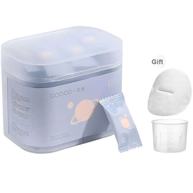 Goodgudi Wet Compress Spa Special Compressed Facial Mask Paper Disposable Ultra Thin Silk-5