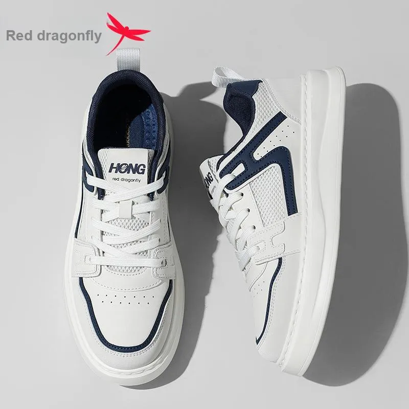 RED DRAGONFLY Low Top Skateboard Shoes Men's-7