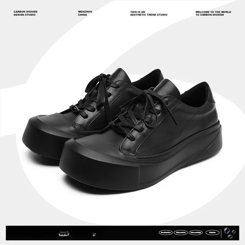 Baibianzhiheren Work Boots Unisex Black-1