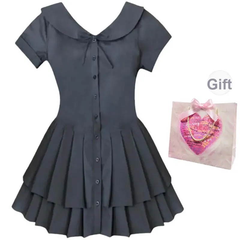 KUNZHUDAXIANG Short Sleeved Dress Women's-10