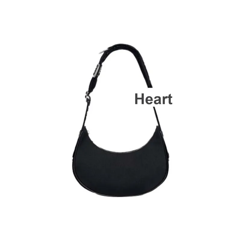 CELINE AVA Fabric Shoulder Bag Handbag Medium Size Men's Black-0