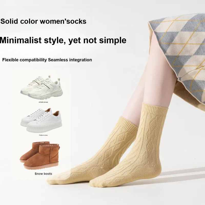 PIERRE CARDIN Mid Calf Socks Women's Box 3 Pack-3