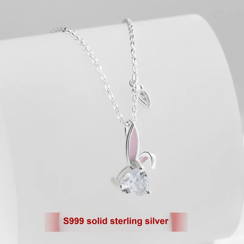 MISS WEI 999 Fine Silver Necklaces Women's-1