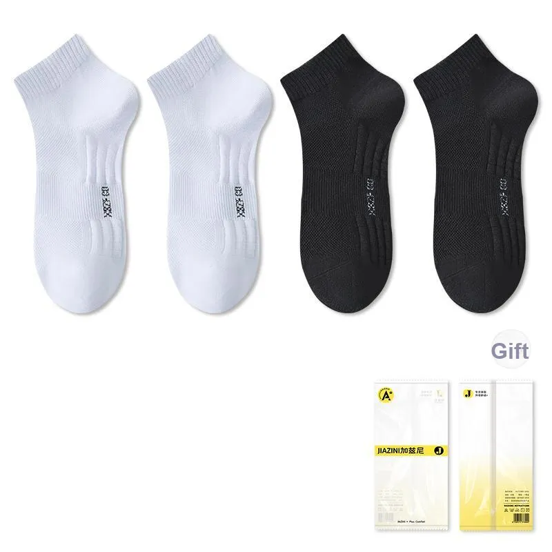 JIAZINI Ankle Socks Men's 4 Pack-4
