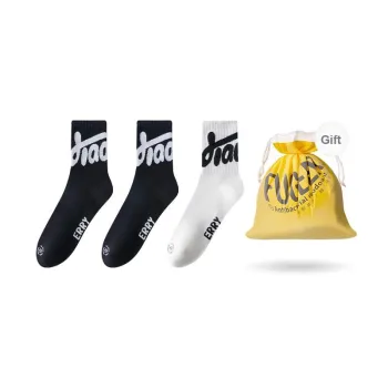FUGEER Mid-Calf Socks Men's 3 Pack
