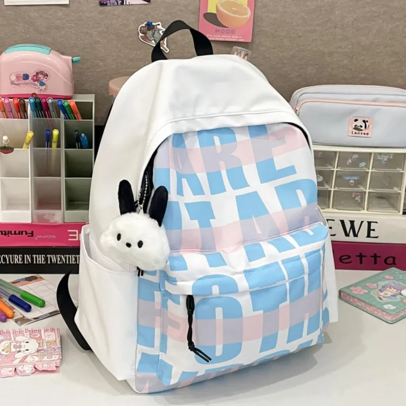 Parker Bear Nylon Backpack Unisex Multicolor-11