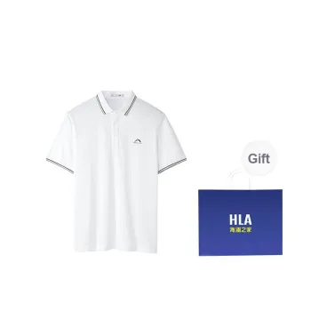 HLA The Mountain Is Not In The High Series Short Sleeved Polo Shirt Men's