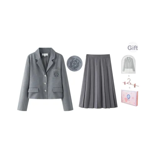 Tokyo Season Бизнес-костюм женский серый