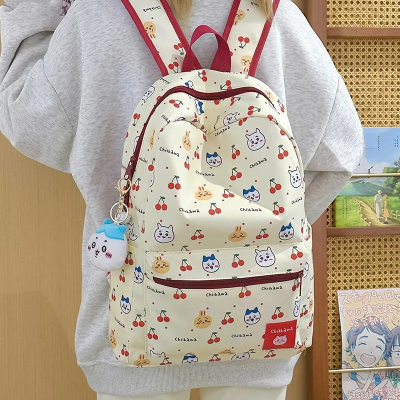 YUANTUZHE Nylon Backpack Women's Yellow-4