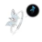 Blue Butterfly Love Ring