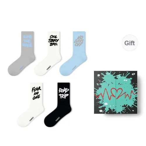 Primeet Mid Calf Socks Fall And Winter Men's 5 Pack