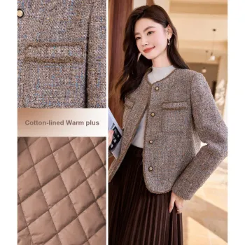 Like The Age Of Water Winter Velvet feel Coat Regular Women's Coffee
