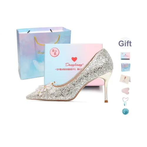 Be Good Узкий каблук Высокие каблуки 6 см 8 см Женские Шампанское