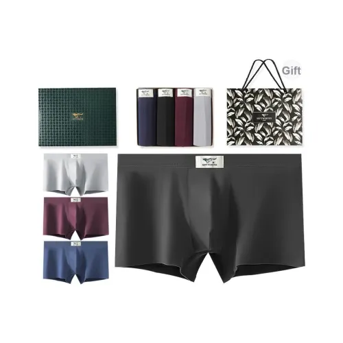 SEPTWOLVES Нижнее белье Подарочная коробка Мужской 3 упаковки + Сумка для покупок