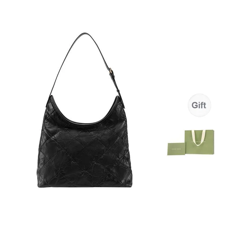 VANESSA HOGAN Cow Leather Hobo Shoulder Bag Women's-0