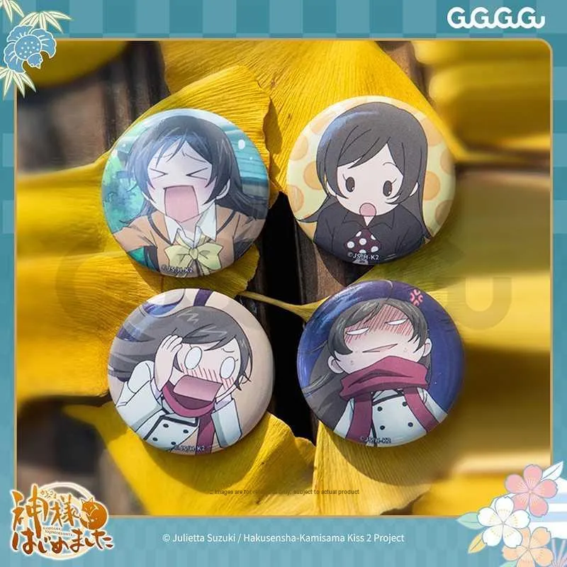 GuGuGuGu Fresh Look Girlish Enchanting Deity, Animation, Mini Tinplate Set Badges-7