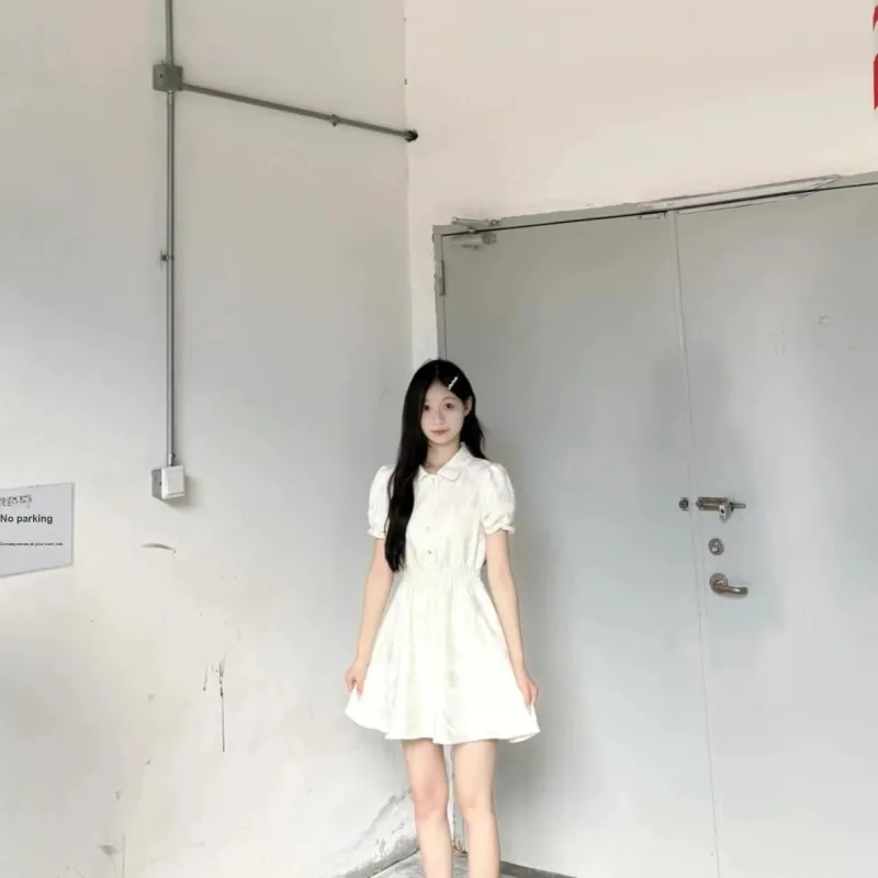DOKZB Short Sleeved Dress Women's-2