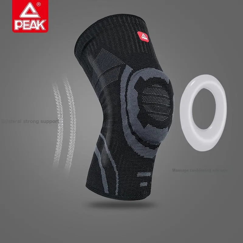 PEAK Basketball Unisex Polyester Elastane Silicone Knee Pads-3