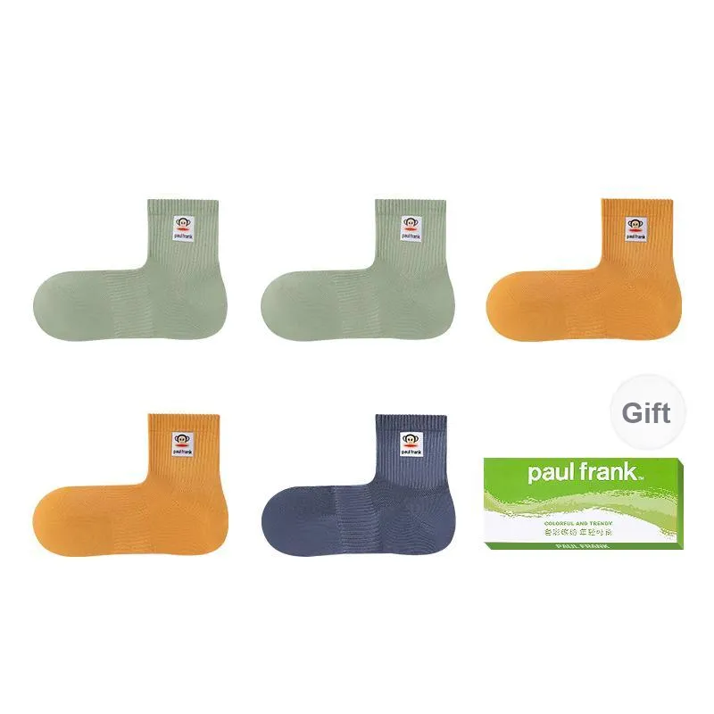 PAUL FRANK Mid Calf Socks Men's Box 5 Pack-18