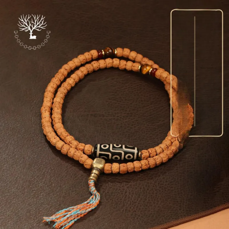 LIBALU King Kong Bodhi Seeds Bead Chain Unisex-5