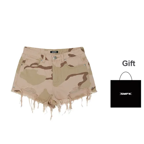 SMFK Пустынный камуфляж В комплекте сумка для покупок Женские джинсовые шорты