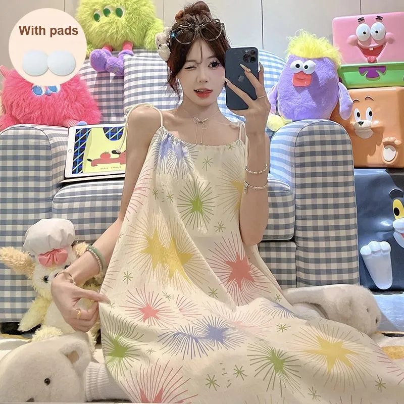 Top Melon Nightgown Women's Image Color-2