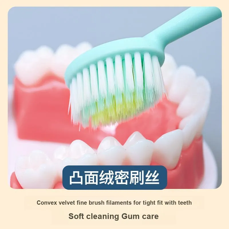 KAMEIER H643 Clean Gum Protection Soft Bristles Toothbrushes Cleaning-2