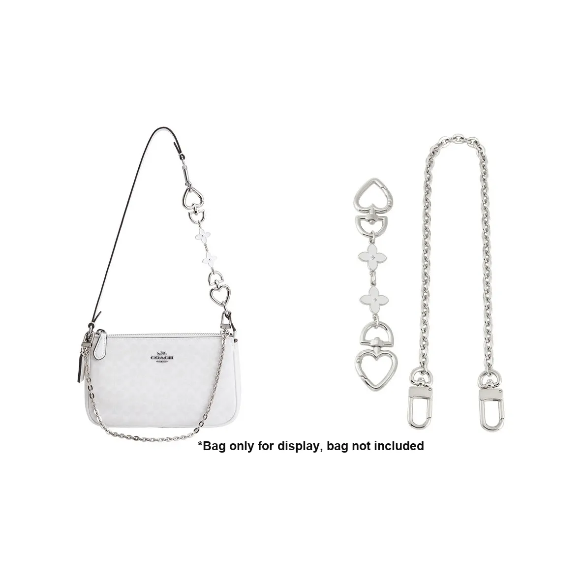 Luxury Care Artisan Workshop Медный Металлический Ремешок Сумка Женская Серебряный