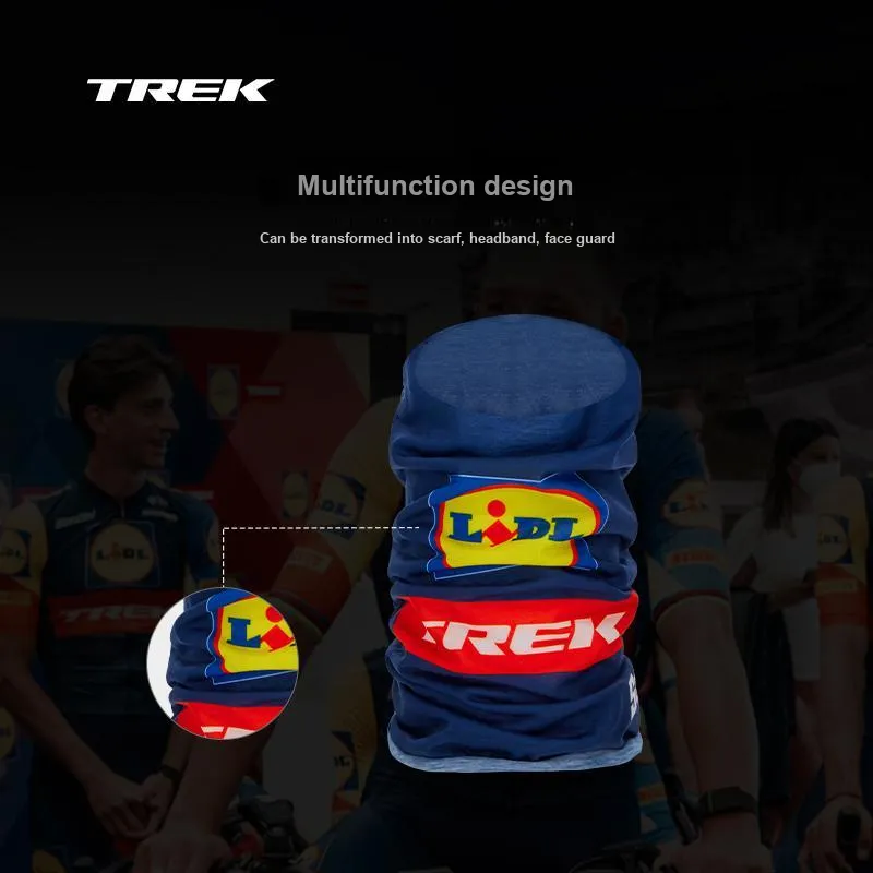 TREK Cycling Gear Santini Lidl Trek Team Edition Commute Unisex Polyester, Knitted Fabric Dark Blue/Yellow-4