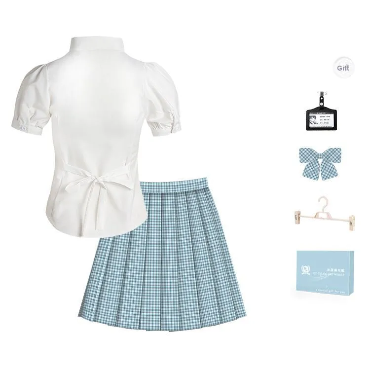 Ice Cream And Whale Summer JK Uniform Set Women's Gift Box Set-1