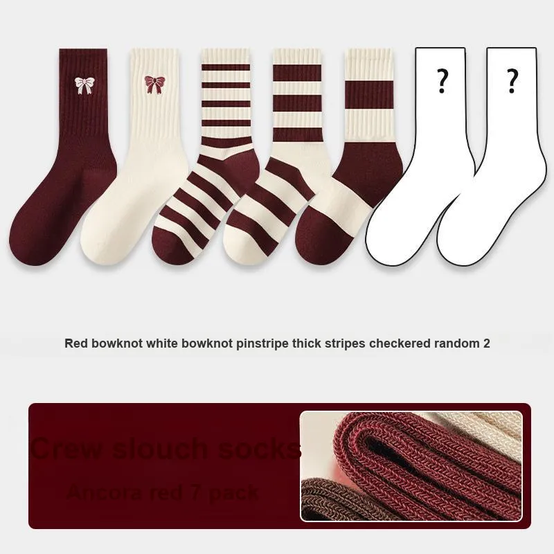 KJ Mid-Calf Socks Unisex Multi Combo Set-49