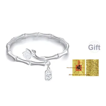 Bear Silversmith 999 Fine Silver Sterling Silver Bangle Women's