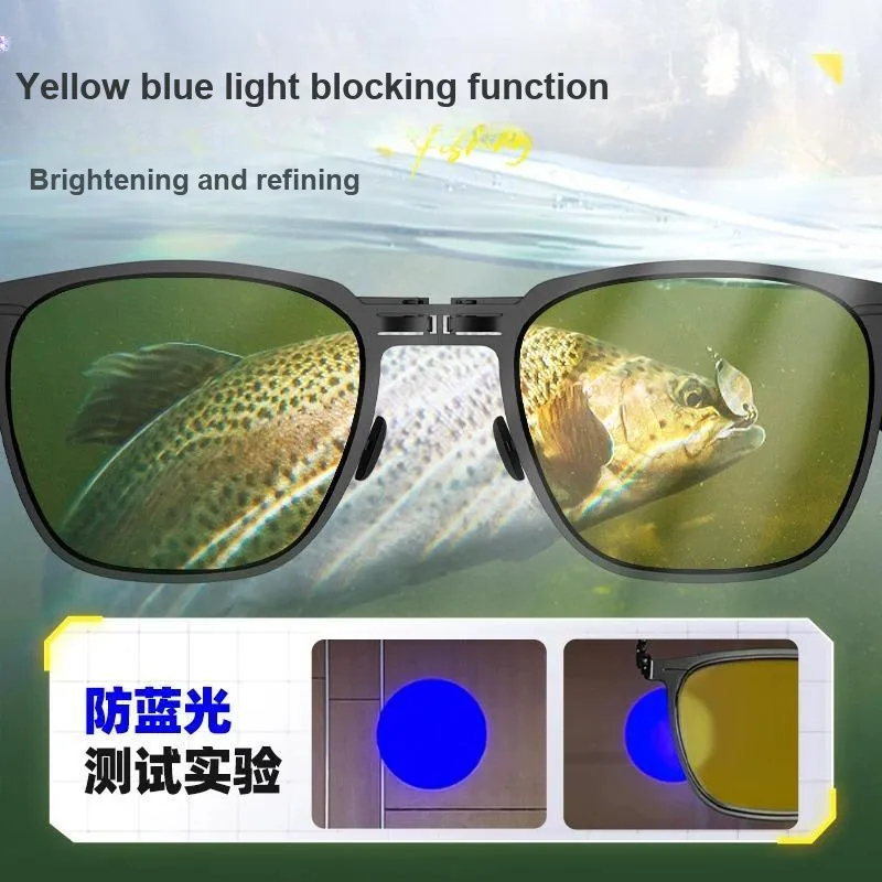Jiadiaoni Fishing Gadgets Fishing Polarization Blocking, Blue Light Blocking, Image Enhancement TAC Resin-2