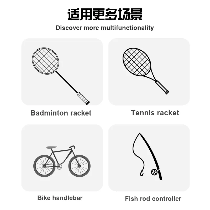 LiNing Badminton Grip Tape White PU Thin GP205 1 Pack-1