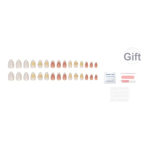 SEVERLAND False Nail Длинный Весенне-летний Персик Jump Цвет