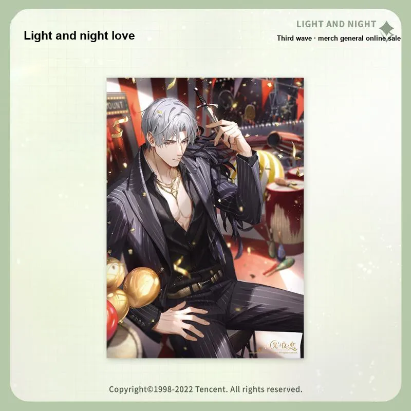 The Love Of Light And Night Character Osborn, Evan, Sariel, Jesse, Charlie Su PVC Anime / Games Posters-17