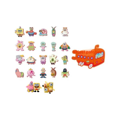 X11 SPACE Губка Боб Бикини Низ DAY TRIP Коллекция Плюшевый Стикер Слепые коробки 10 За Один Blind Коробка Целая коробка