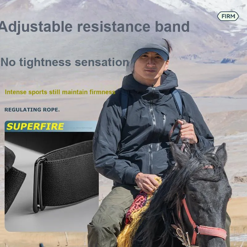 SuperFire Polyamide Sun Protection Hats Unisex Black-3