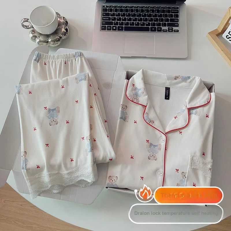 MADALLO Pajama Set Women's Apricot-1