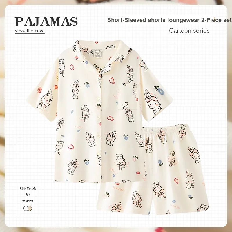 O'MESIK Pajama Set Women's Apricot-1