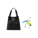 A.FLORE Collaboration Pleated Tote (Bread Smiling Face)