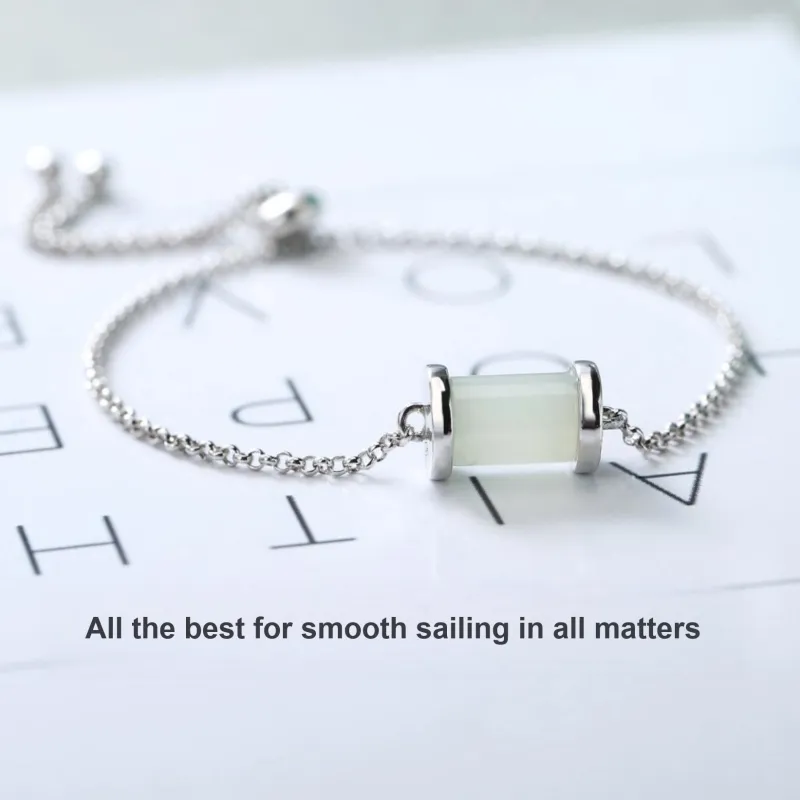 Long Fu Hetian Jade Bracelets White Jade/Pale Greenish White Jade Women's-1